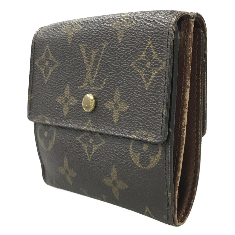 Louis Vuitton Bi fold Wallet Double Snap Closure Portemonnaie Billet Carte